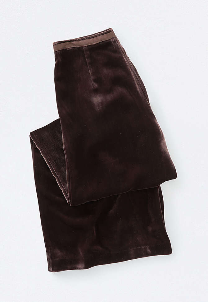 Wide-leg trousers, Prune, completeTheLook