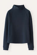 Funnel-neck sweatshirt, Midnight, webstill