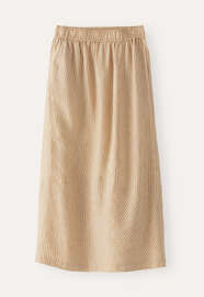 Striped skirt, Gold cream, webstill