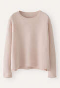 Round-neck sweater, Grey rose, webstill