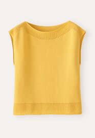 Crochet-stitch sweater, Yellow sun, webstill