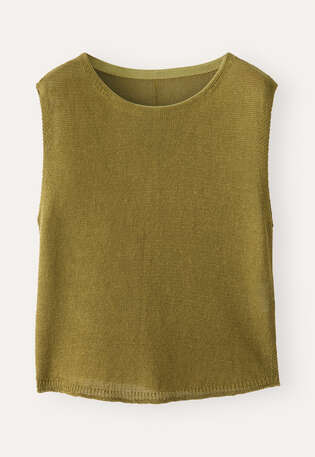 Knitted top, Dark lime, webstill