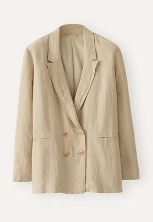 Double-breasted jacket, Soft ochre, webstill
