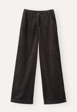 Straight-leg trousers, Cocoa, webstill