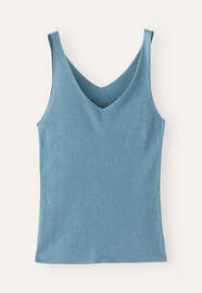 Knitted vest, Ocean blue, webstill