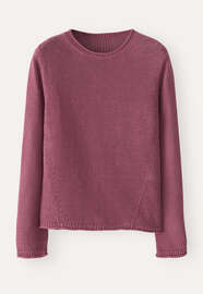Long-sleeve sweater, Pink maroon, webstill
