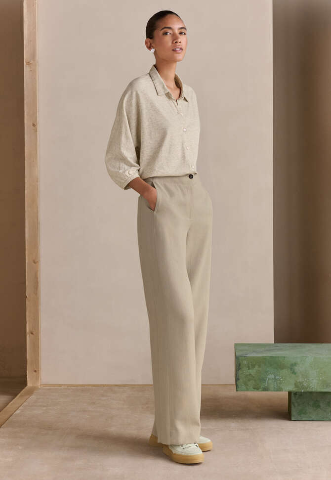 Tailored trousers, Pale natural, completeTheLook