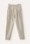 Tapered trousers, Pale taupe, webstill