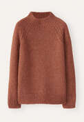 Funnel-neck sweater, Copper orange, webstill