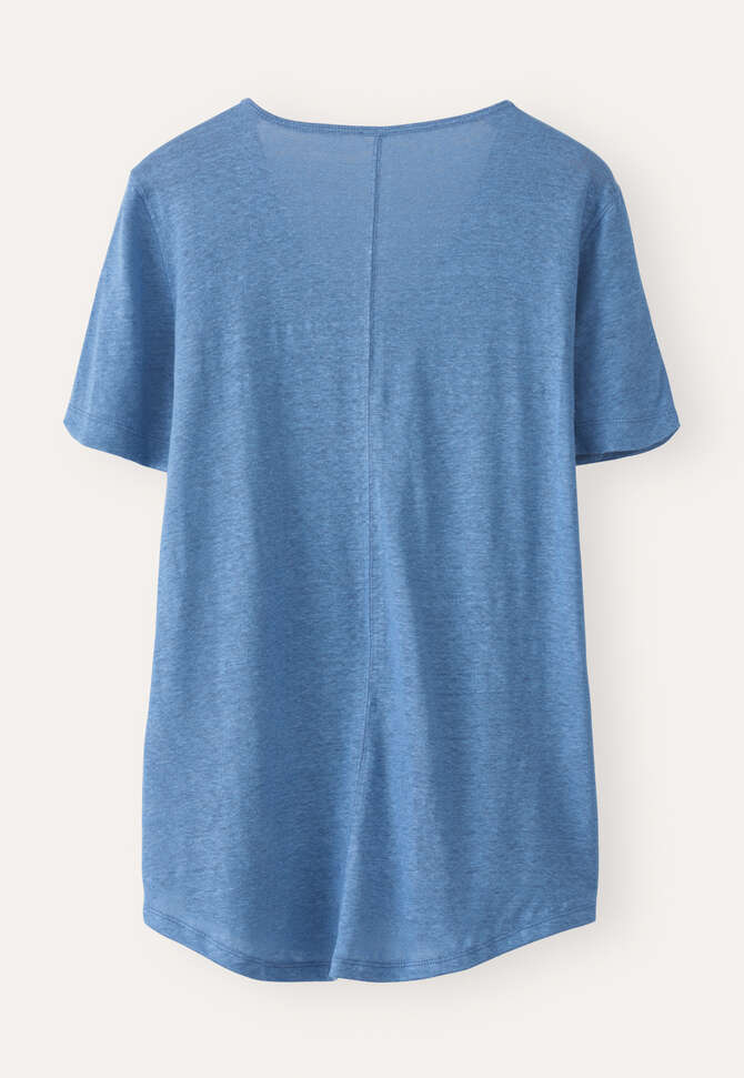 V-neck T-shirt, Denim blue, completeTheLook