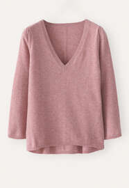 V-neck sweater, Berry pink, webstill