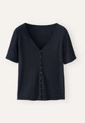 Button-through rib top, Ink, webstill