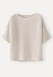 Dolman-sleeve sweater, Natural, webstill