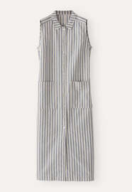 Sleeveless striped dress, Denim stone, webstill