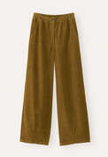 Cord dart-hem trousers, Lichen, webstill