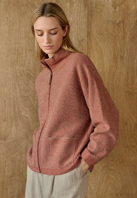 Zip-front jacket, Copper fawn, completeTheLook