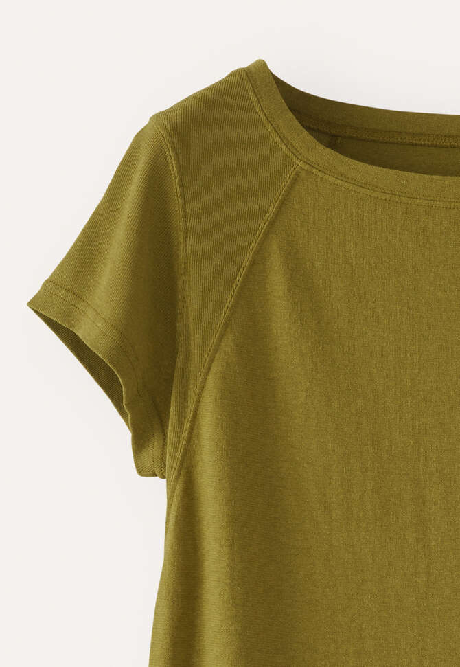 Raglan-sleeve top, Dark lime, completeTheLook