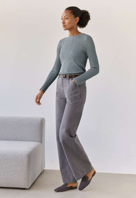 Straight-leg jeans, Dark grey, completeTheLook