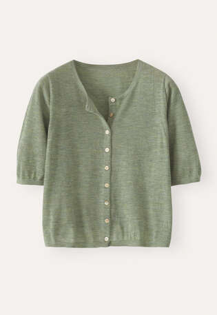 Button-through sweater, Soft forest, webstill