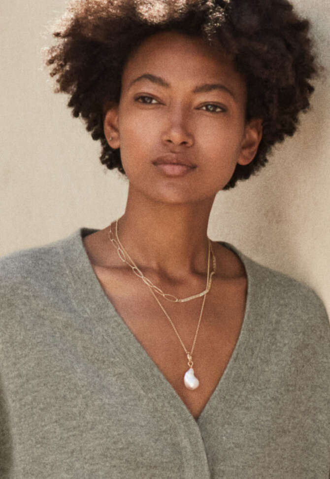 Fine-chain necklace, Gold, completeTheLook