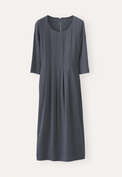Scoop-neck dress, Dark grey, webstill