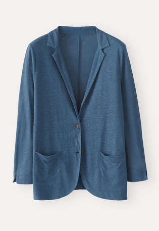 Jersey blazer, Dark marine, webstill