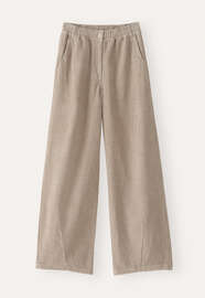 Cord dart-hem trousers, Oatmeal, webstill