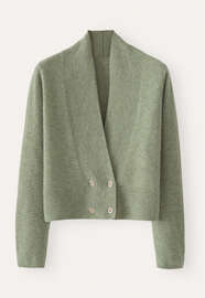 Double-breasted cardigan, Soft forest, webstill