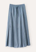 Long striped skirt, Denim, webstill