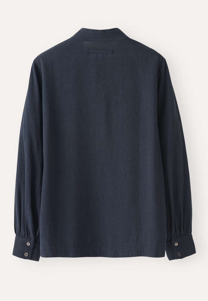 Funnel-neck blouse, Midnight, completeTheLook