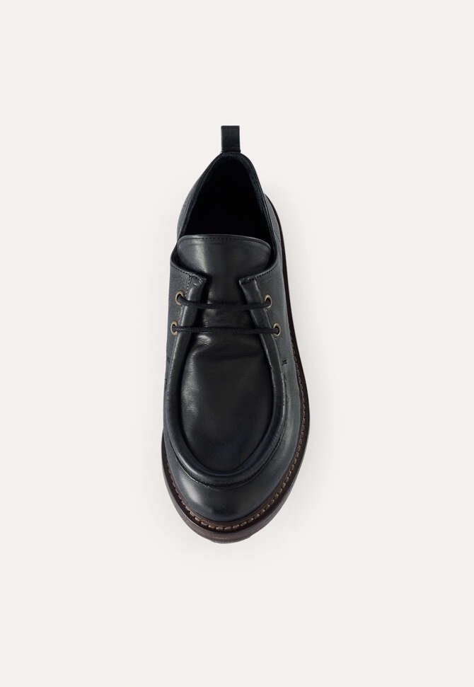 Lace-up loafers, Black, completeTheLook