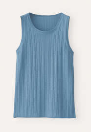 Knitted vest, Ocean blue, webstill