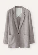 Long jacket, Mink brown, webstill