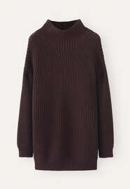 Oversized sweater, Aubergine, webstill