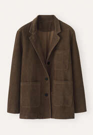 Cord patch-pocket jacket, Peat, webstill