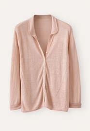 Collared cardigan, Pale blush, webstill