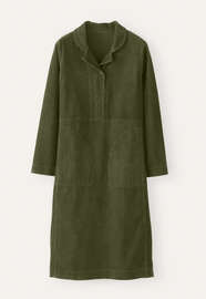 Cord dress, Green forest, webstill
