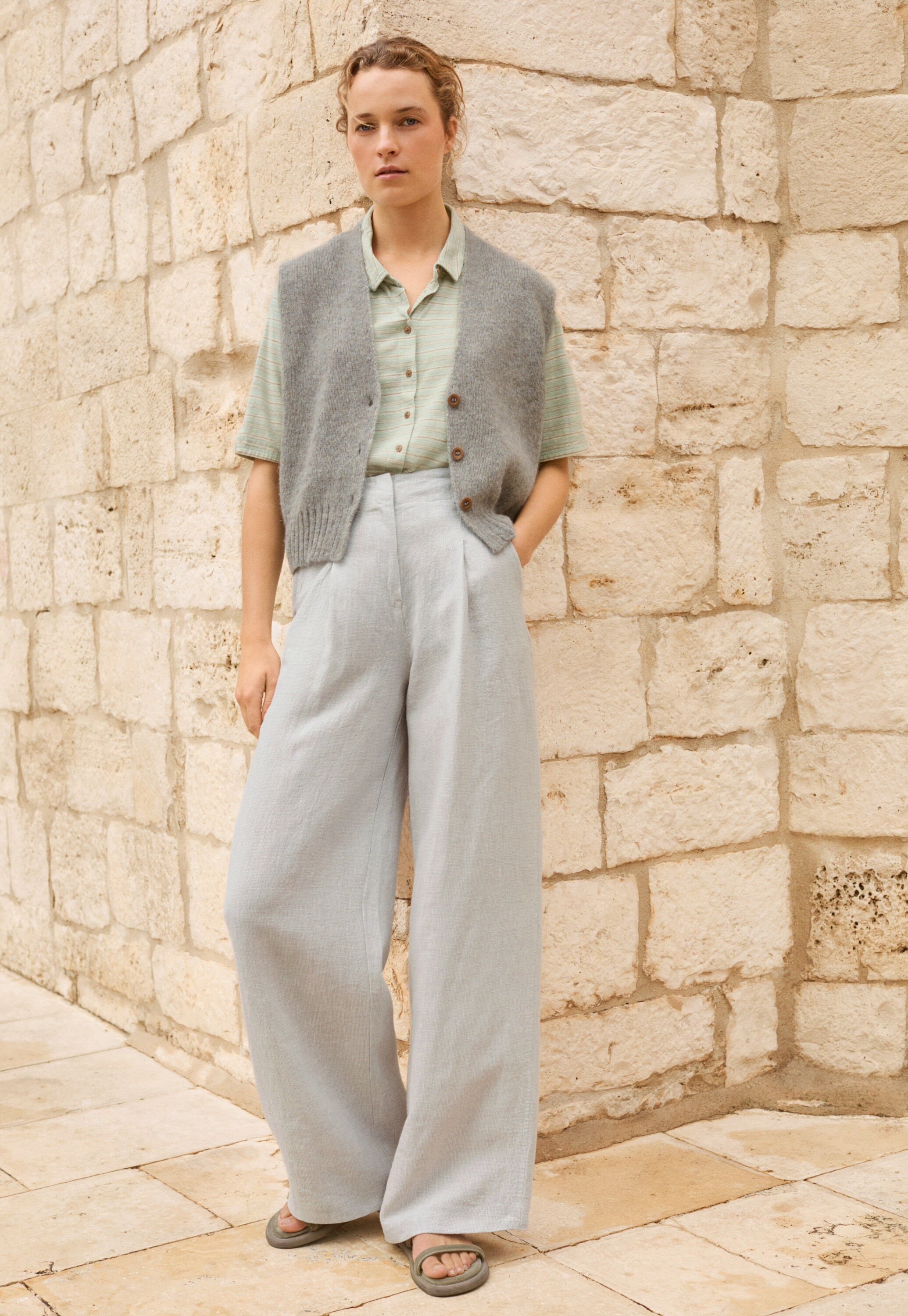 Knitted waistcoat