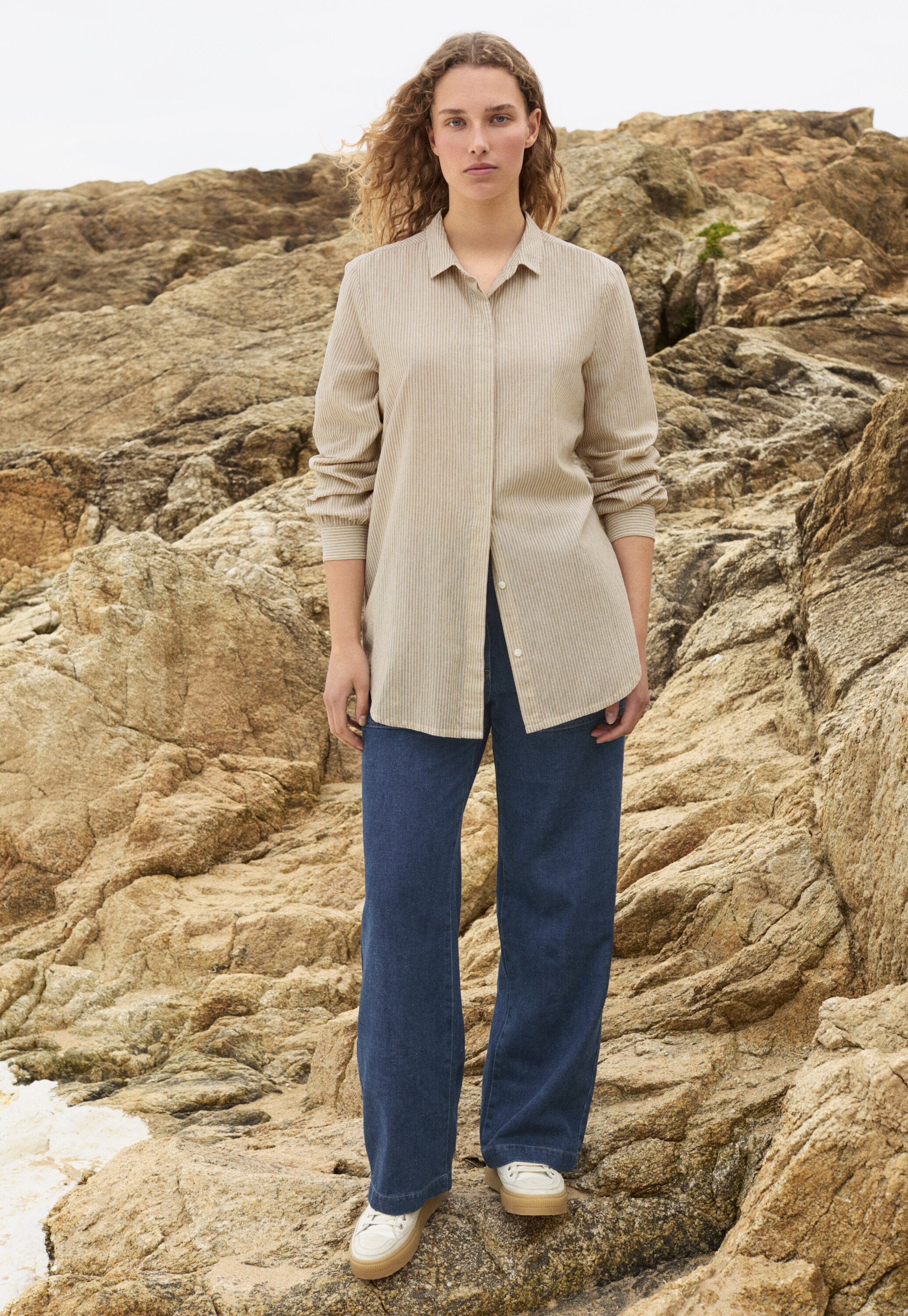 Button-through dress