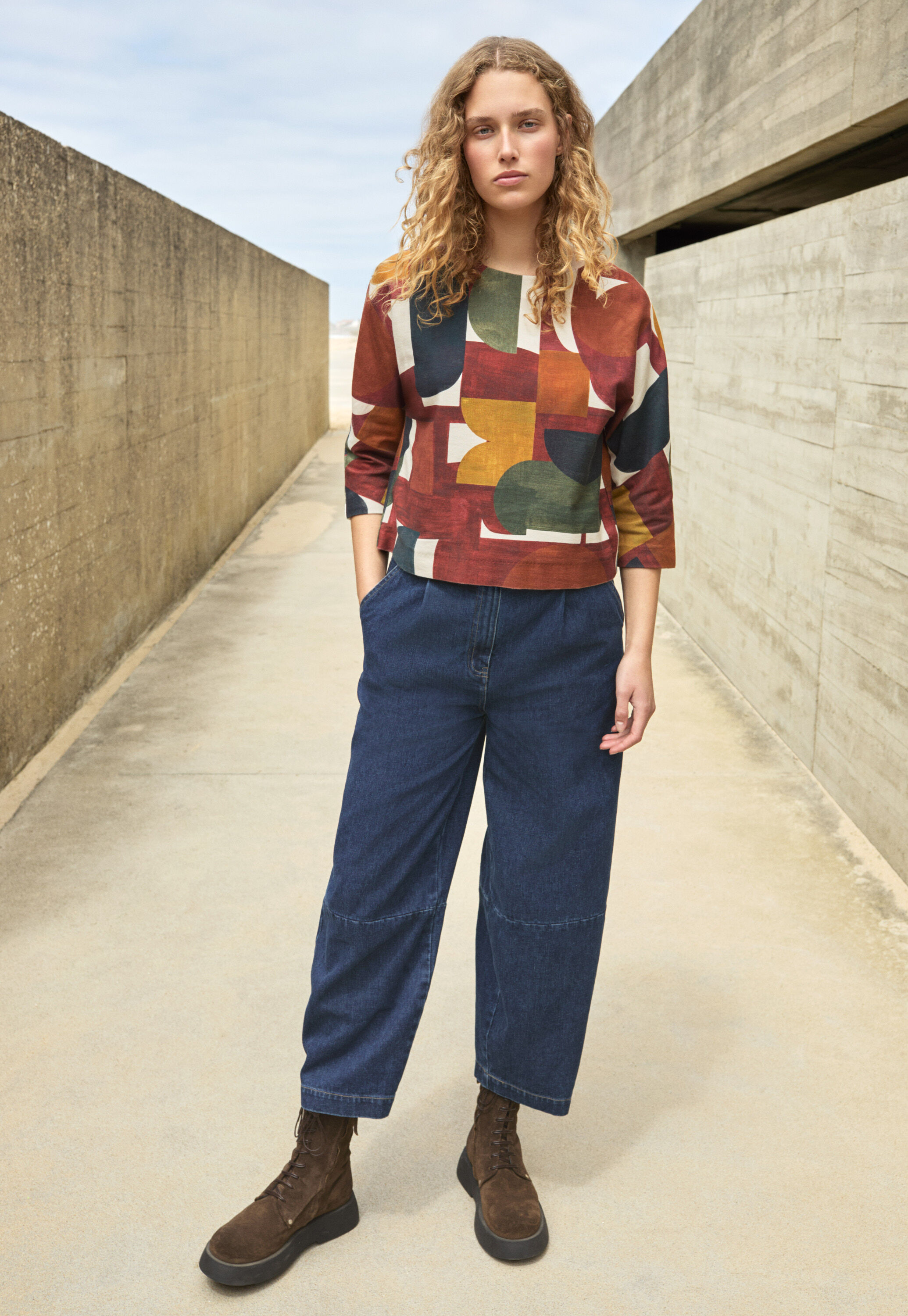 Button-through dress