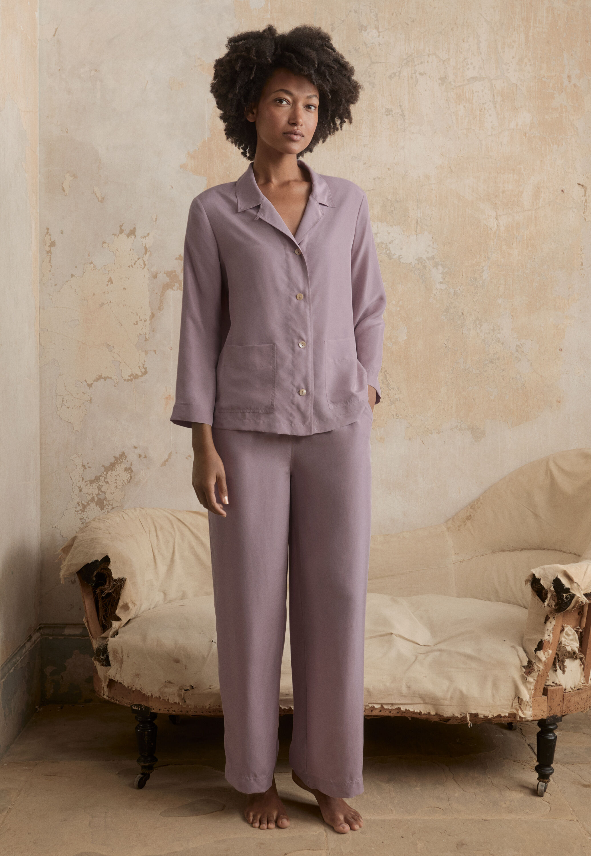 Silk pyjamas