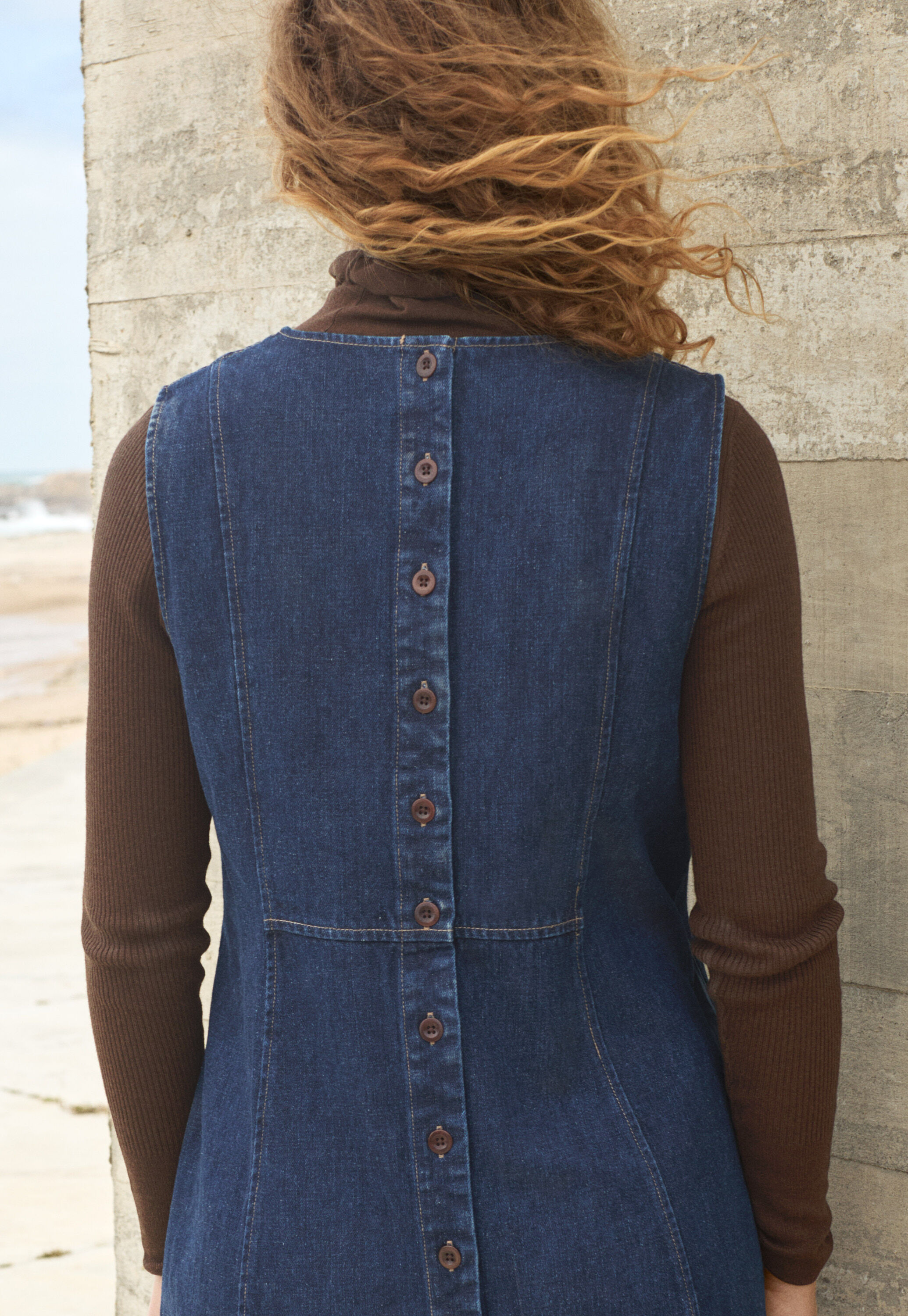 Button-through dress