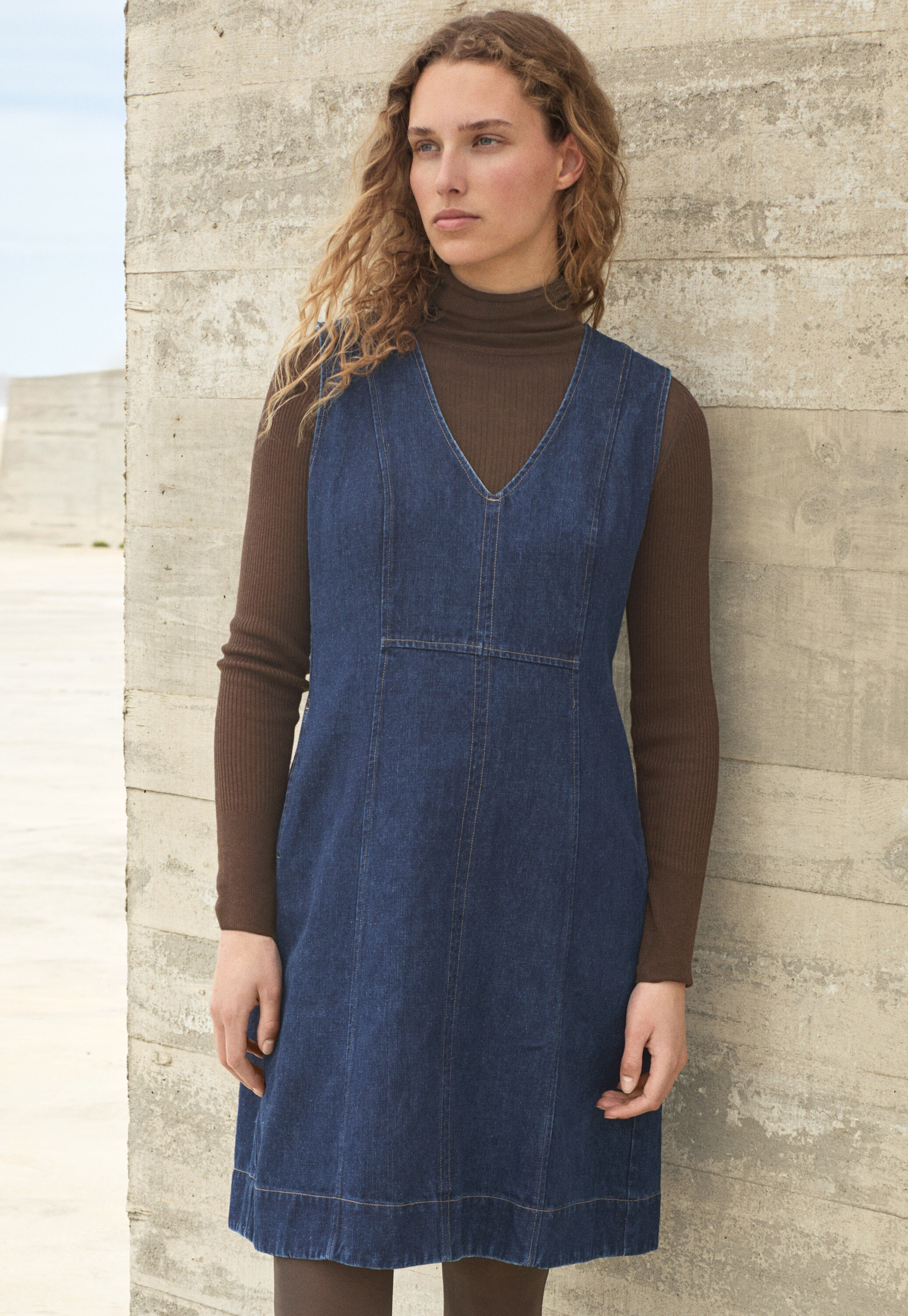 Button-through dress