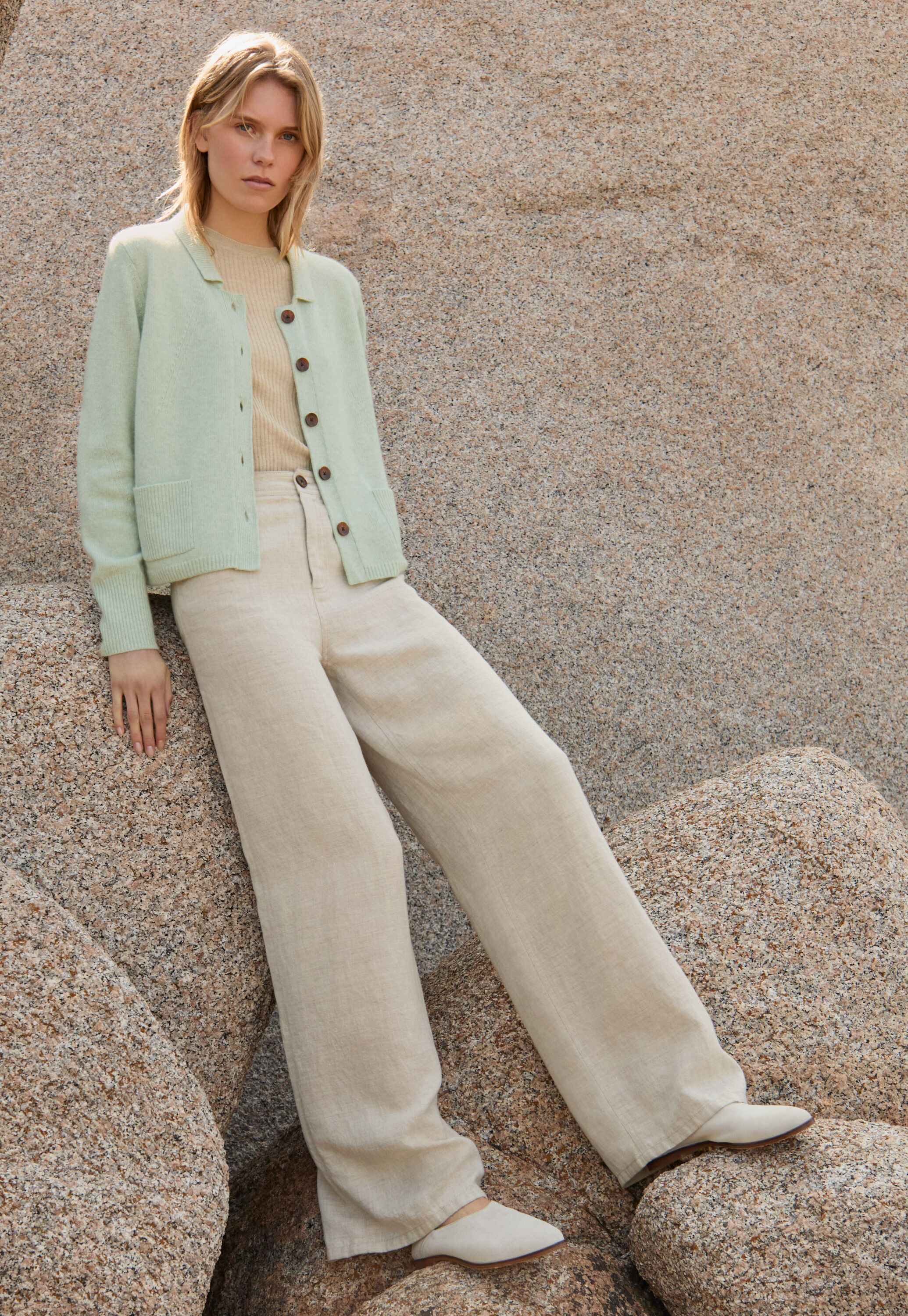 Funnel-neck sweater
