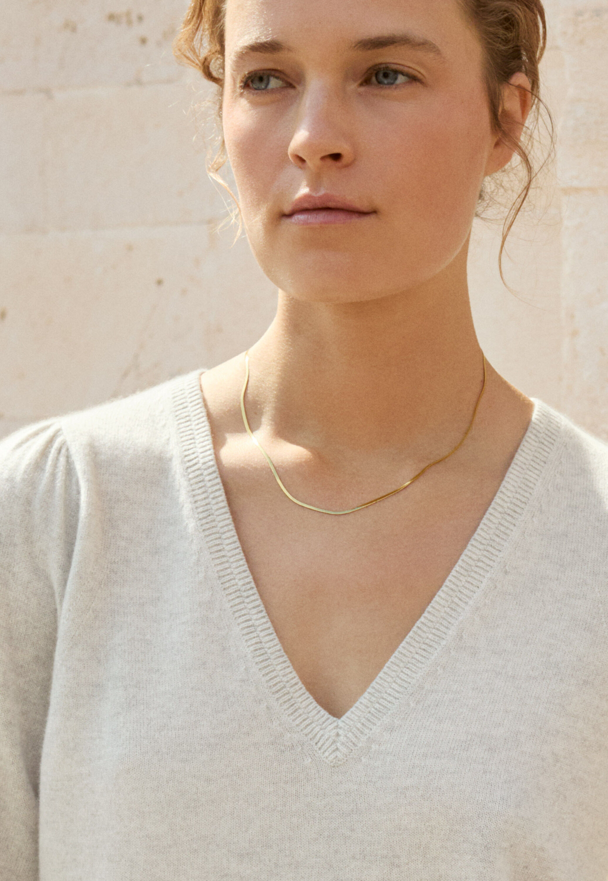 V-neck sweater
