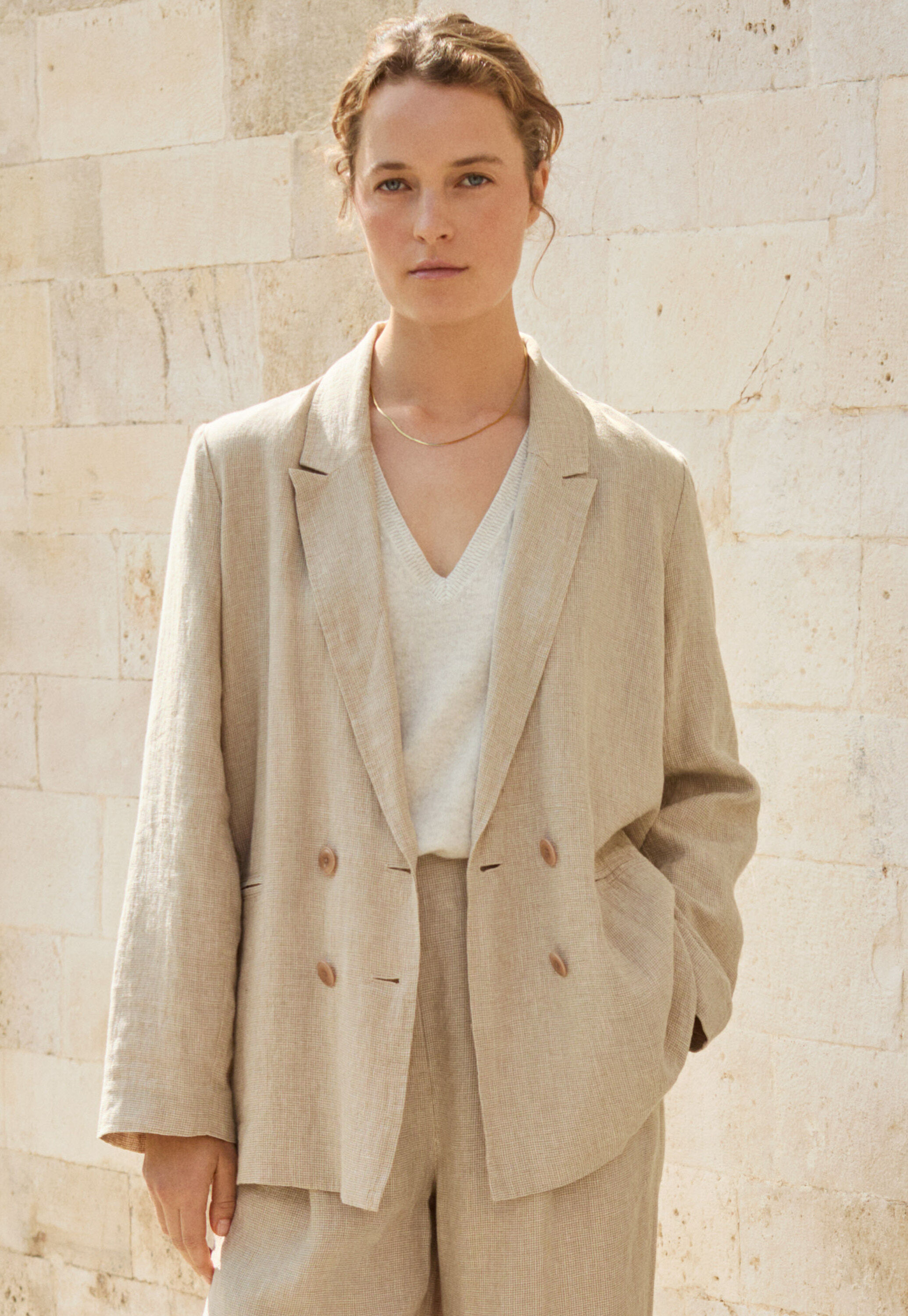 Double-breasted jacket