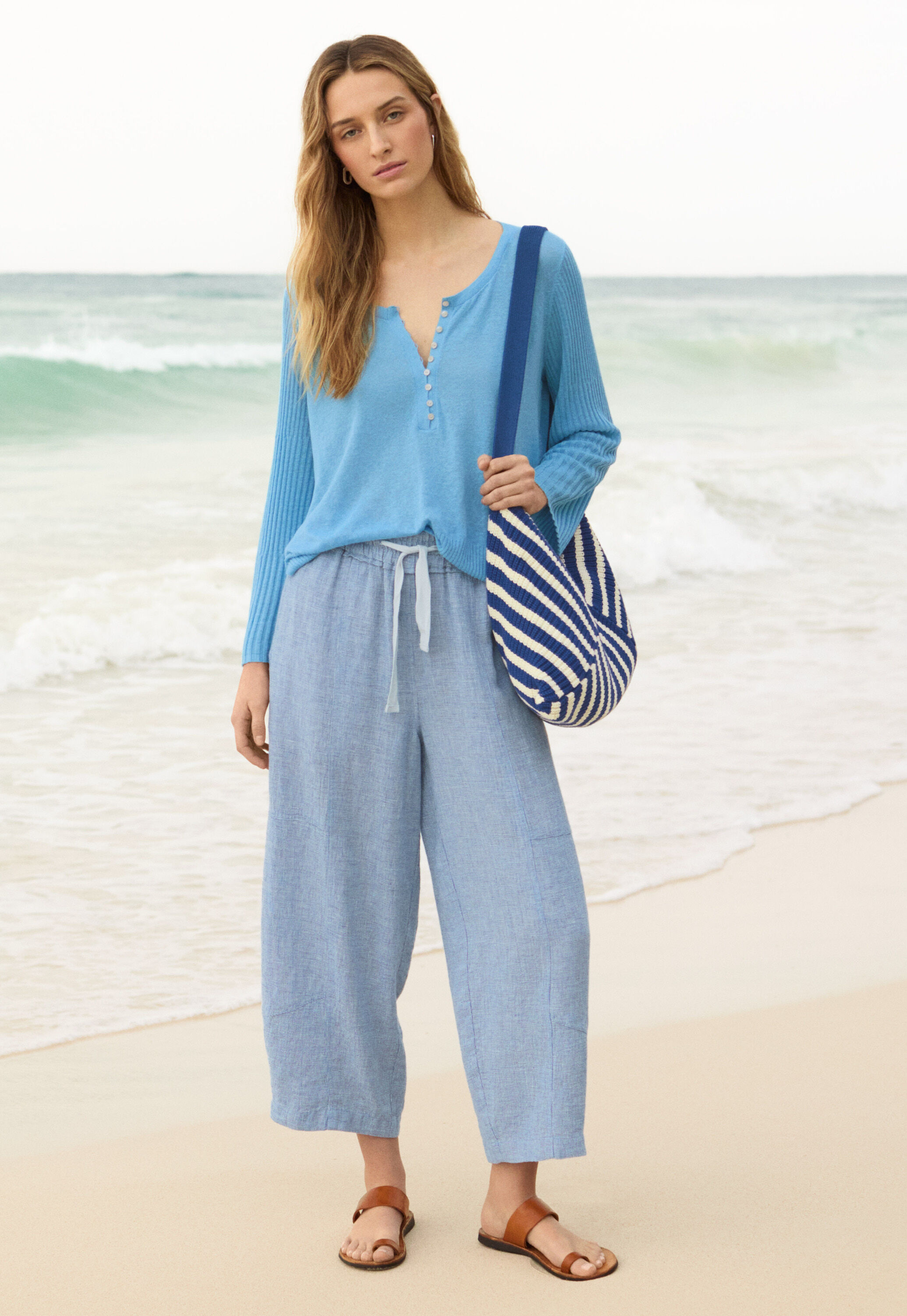 Striped bag
