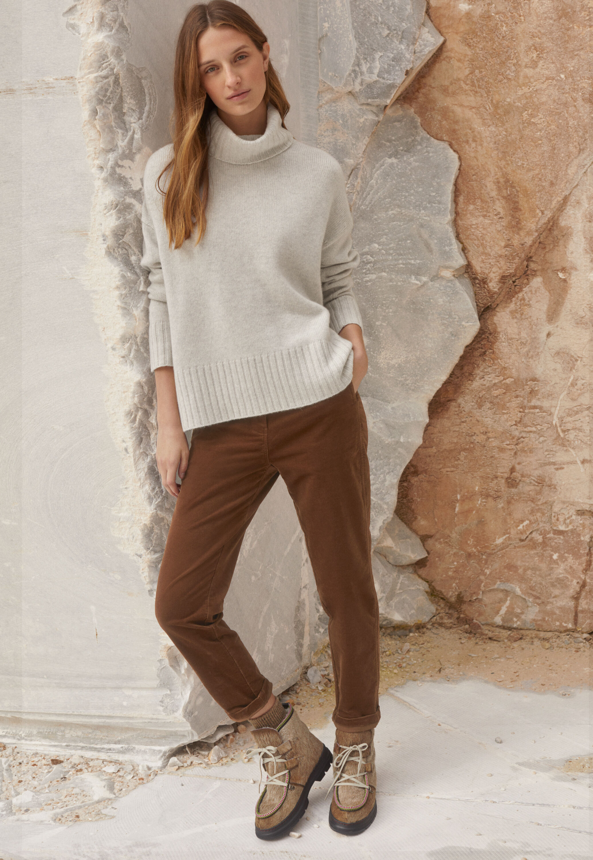 Slim tapered trousers