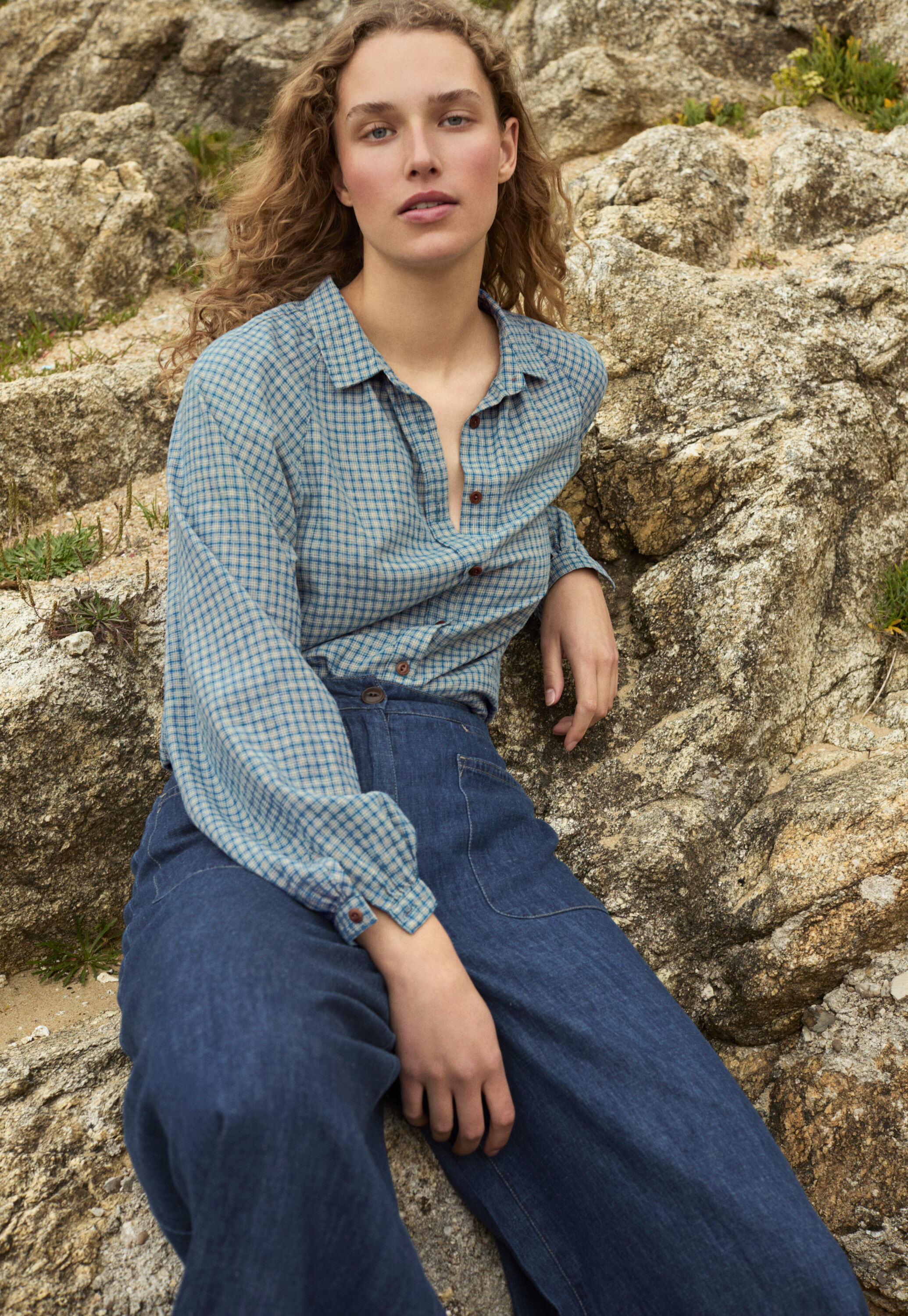 Button-through dress