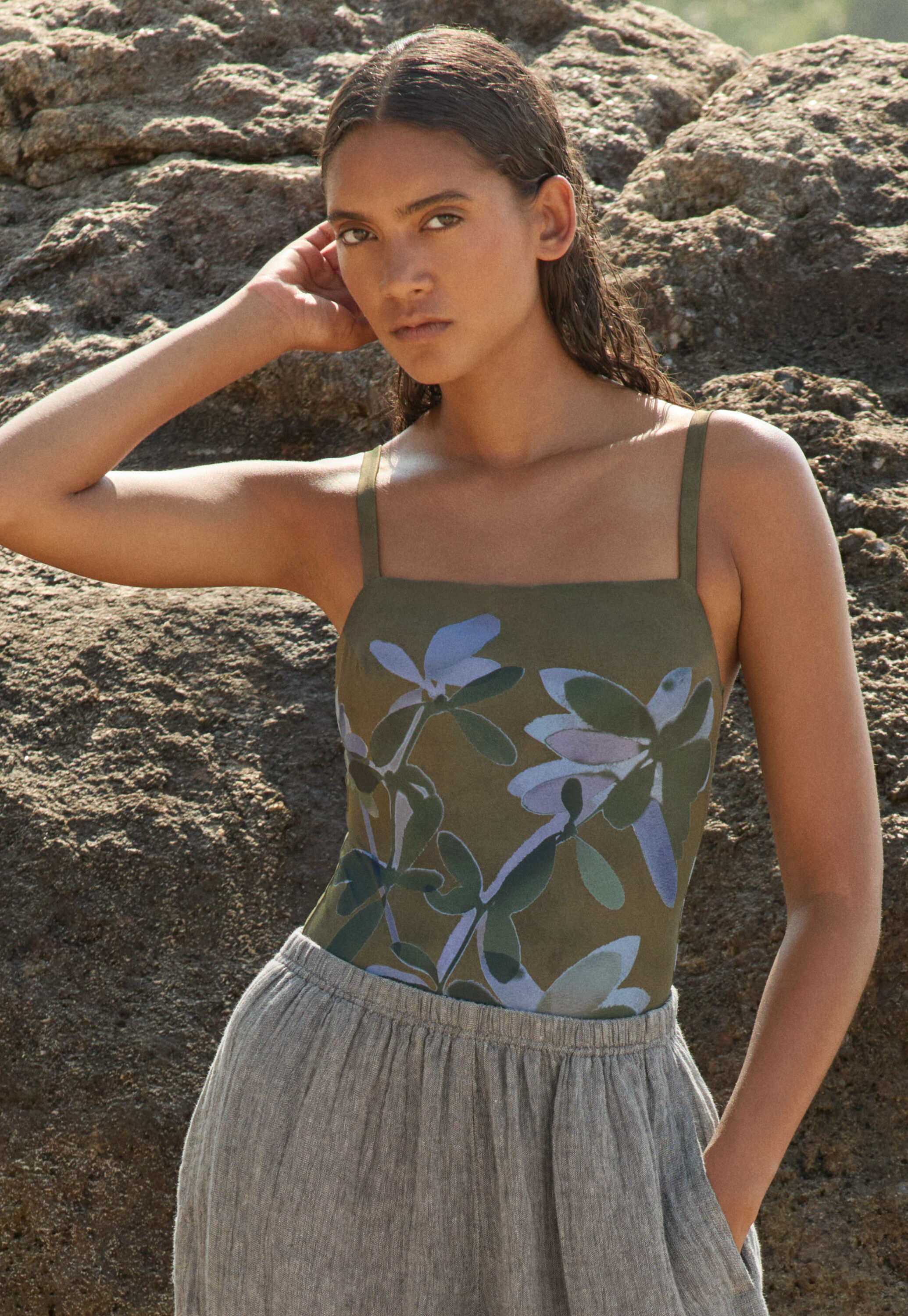 Printed swimsuit